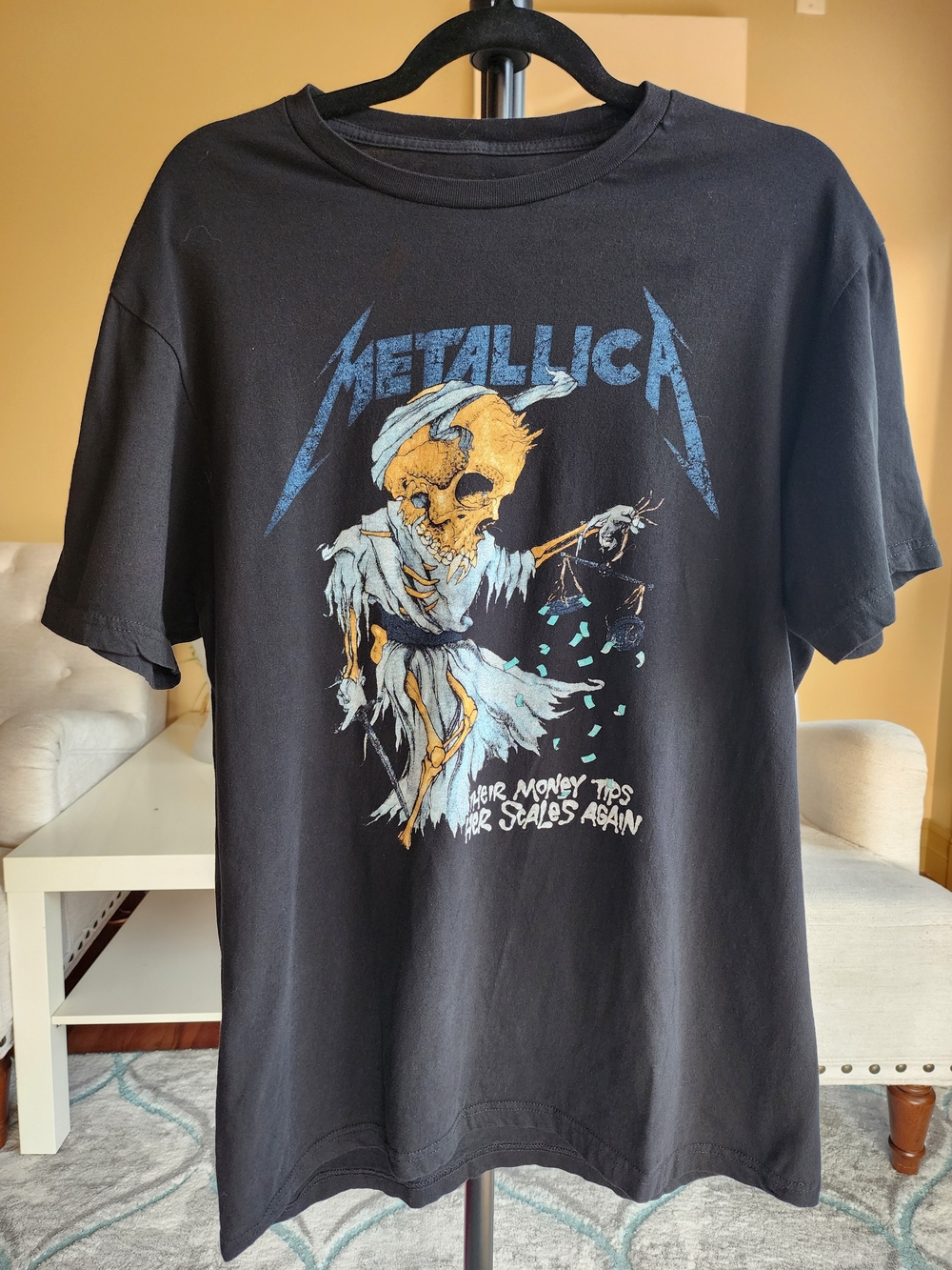 Metallica …And Justice For All 2018 Bravado Merch Graphic Band Tee Black LG